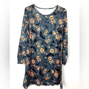 NWOT Women's Halloween Costume Funny Long Sleeve  Dresses M